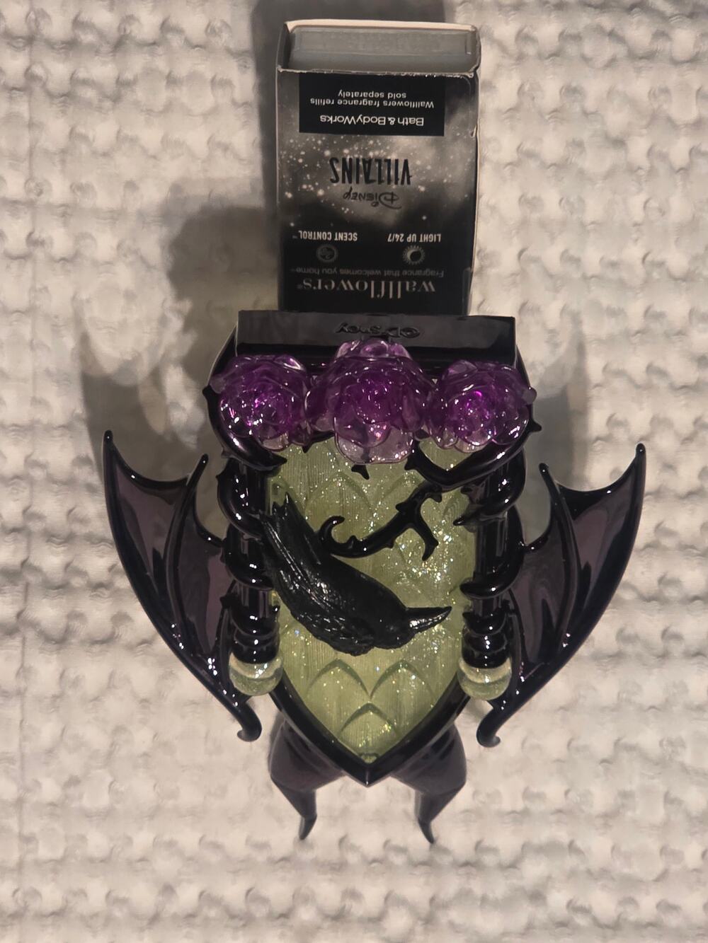 Bath & Body Works Disney Maleficent Scent Control Nightlight Fragrance Plug.